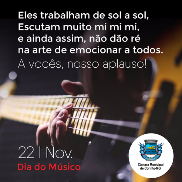 22 DE NOVEMBRO | DIA DO MÚSICO 