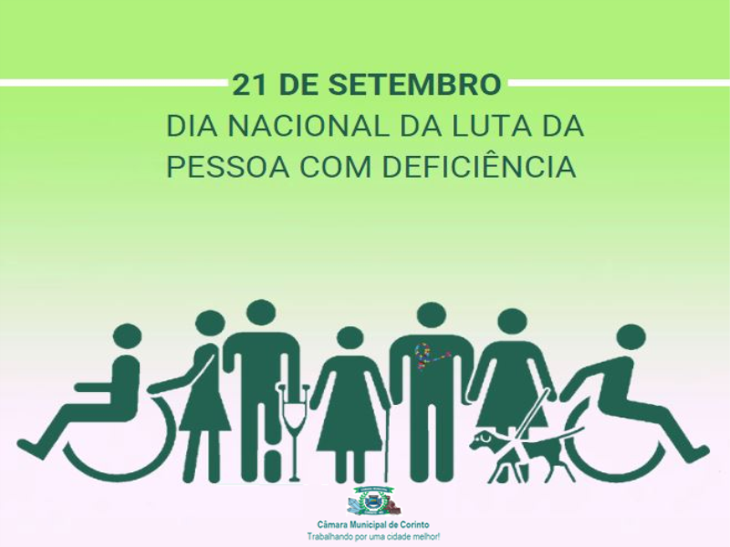 DIA NACIONAL DA LUTA DA PESSOA COM DEFICIÊNCIA