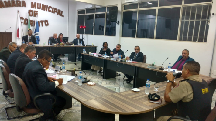 O Tenente Emerson Rodrigues Domingos participa como Orador Inscrito na Reunião de Plenário da Câmara