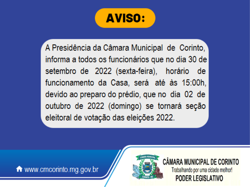 AVISO IMPORTANTE