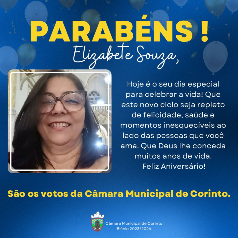 Aniversário de Elizabete Souza.
