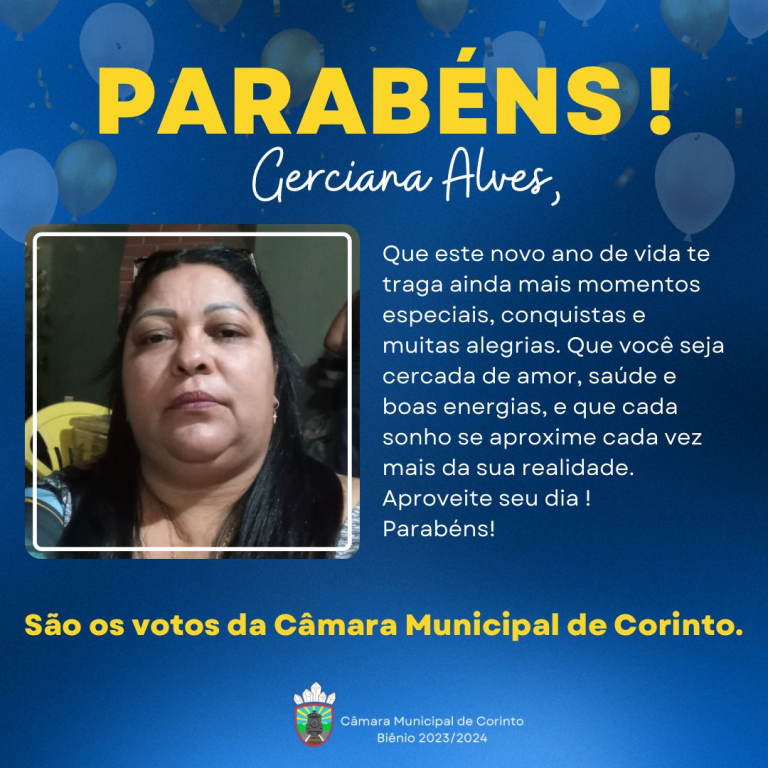 Aniversário de Gerciana Alves.