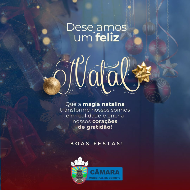 Desejamos um Feliz Natal